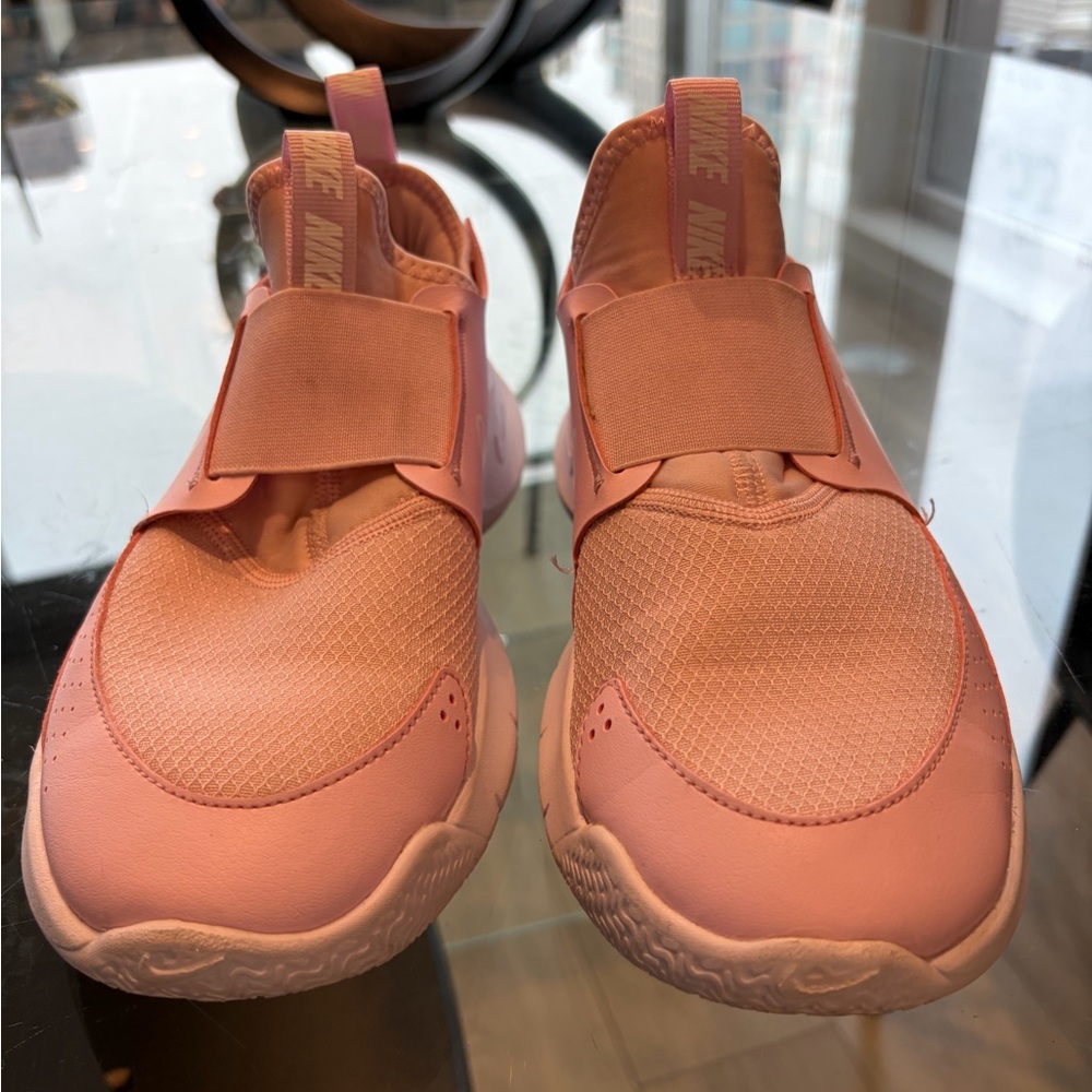 Nike girl’s Coral Pink Slip-On Athletic Sneakers